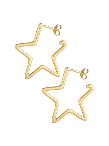 Elli Ohrringe 925 Sterling Silber Sterne, Astro, Stern in Gold