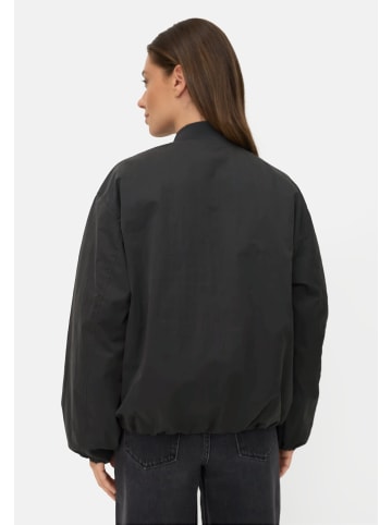 Camel Active Gefütterte Bomberjacke in Oversize-Passform in Schwarz