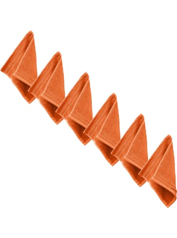 Erwin Müller Frottier Seiftuch 6er-Pack Heidelberg in orange