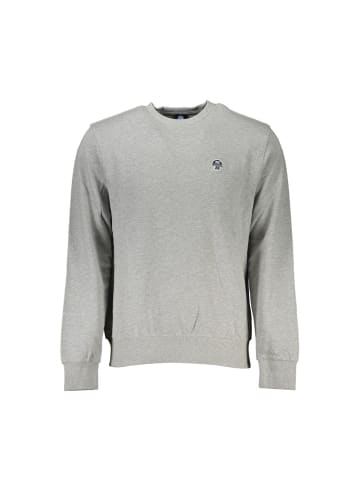 North Sails Grau Herren Sweatshirt aus Baumwolle