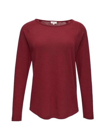 S.OLIVER RED LABEL Langarmshirt in Rot