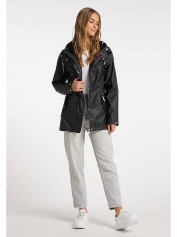 myMo Damen 3-In-1 Regenjacke in Schwarz