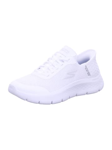 Skechers Damen- Schnürschuhe GO WALK FLEX - GRAND ENTRY in Weiß