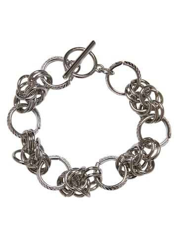 Urban Classics Urban Classics Unisex Multiring Bracelet in silver