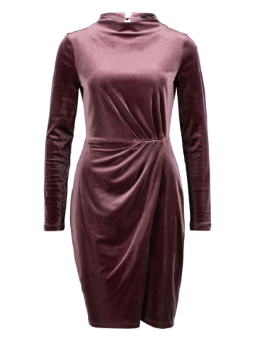 Zero  Samtkleid mit Raffungen in Palazzo