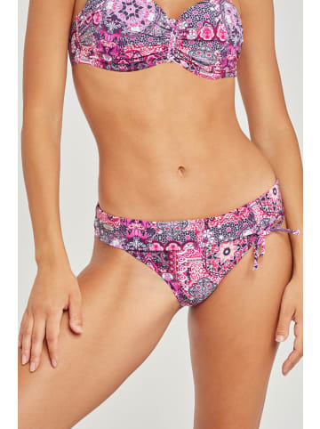 Buffalo Bikini-Hose in aubergine-bedruckt