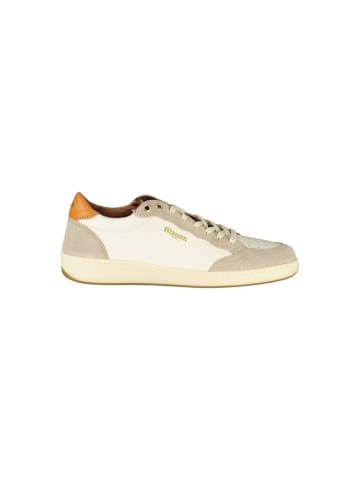 BLAUER USA Weiß Leder Herren Sneaker