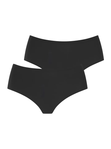 LASCANA High-Waist-String in schwarz 2x