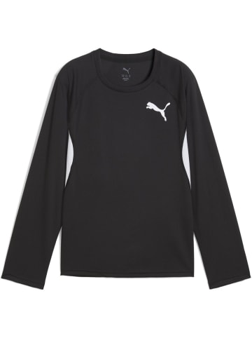 Puma T-Shirt "Y CROSS THE LINE Longsleeve 3.0" in Schwarz