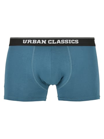 Urban Classics Boxershorts in teddy aop+jasper+navy
