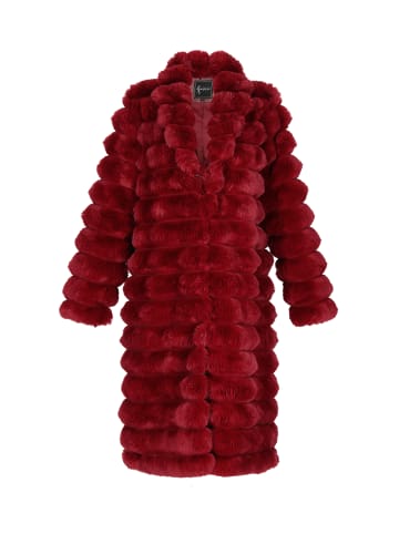 faina Coat in wine red