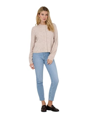 ONLY Strickjacke ONLSIMONI L/S O-NECK CARDIGAN in Grau