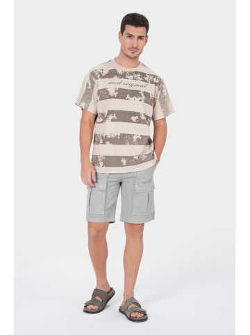 Elf T-Shirt Oxford Tan Stripe