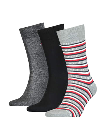 Tommy Hilfiger Socken TH Men Sock 3P Logo Giftbox in Black