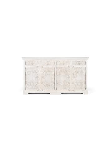 Giner y Colomer Sideboard aus gealtertem weißem Mangoholz in White
