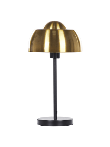 Beliani Tischleuchten SENETTE in Schwarz/Gold - (W) 24 x (H) 44 x (L) 24 cm