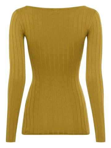 Bruno Banani Strickpullover in grün