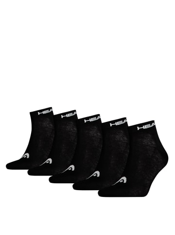 HEAD Socken 5er Pack in Schwarz