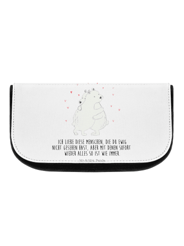 Mr. & Mrs. Panda Organizer Eisbär Umarmen mit Spruch in Weiß