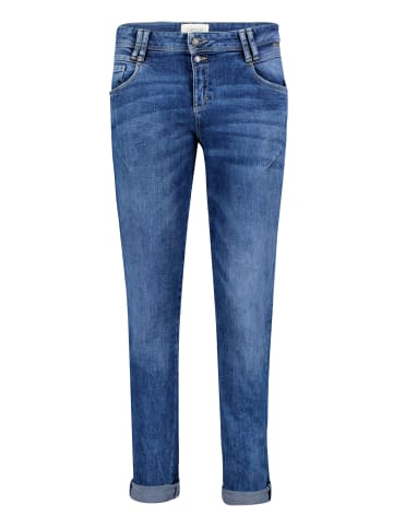CARTOON Boyfriend-Hose mit Nieten in Blau