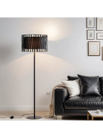 Licht-Erlebnisse Stehlampe (B)61 x (L)61 x (H)145 cm in Schwarz