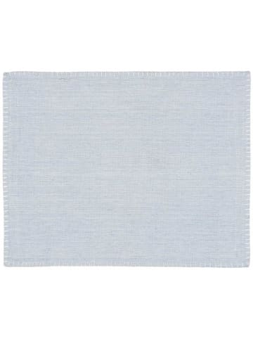 IB Laursen Tischset Staubig Blau mit weißen Nähten 45x35 cm