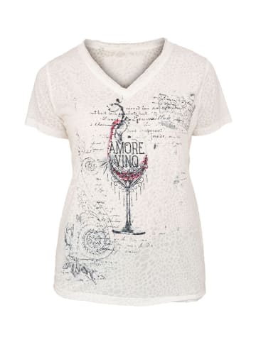 Hangowear T-Shirt AMORE VINO in offwhite