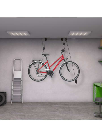 relaxdays 2 x Fahrradlift in Schwarz