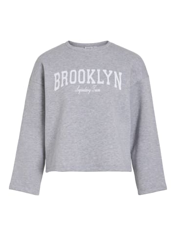 Vila Sweatshirt in Light Grey Melange