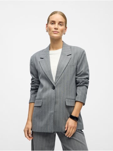 Object Blazer in Medium Grey Melange