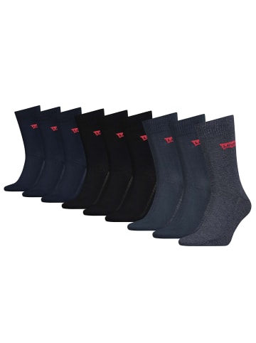 Levi´s Socken 9er Pack in Schwarz/Navy/Blau