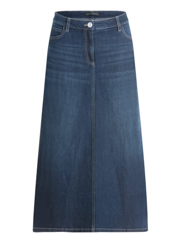 Betty Barclay Jeansrock mit Waschung in Dark Blue Denim