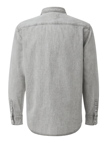 QS Hemd langarm in Grau