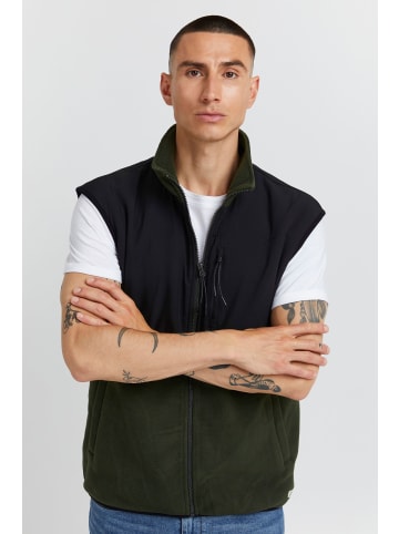 BLEND Sweatweste Fleeceweste - 20714280  Moderne Weste mit Brusttasche in oliv