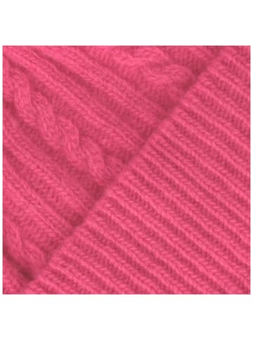 BREITER Strickmütze in rosa