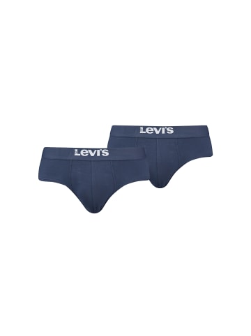 Levi´s Boxershorts MEN SOLID BASIC BRIEF ORGANIC CO 2er Pack in Navy