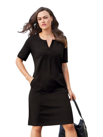 EMILIA LAY Jersey-Kleid mit 1/2 Ärmel in schwarz