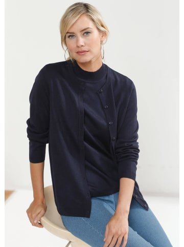 GOLDNER Pflegeleichtes Basic-Strickset in marine