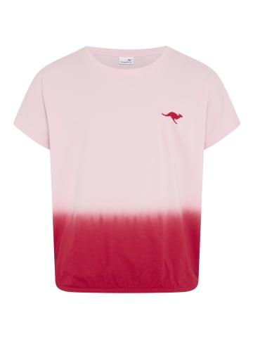 Kangaroos T-Shirt in rosa/rot