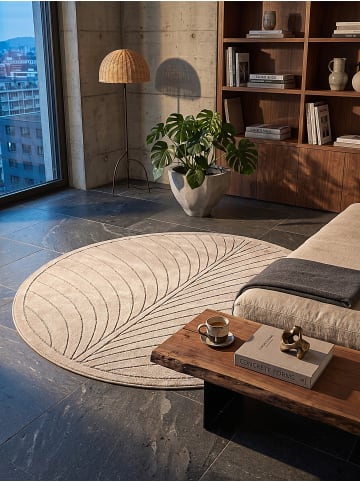 KADIMA DESIGN Outdoorteppich ENGADIN modern Schlafzimmer Esszimmer Diele in Beige