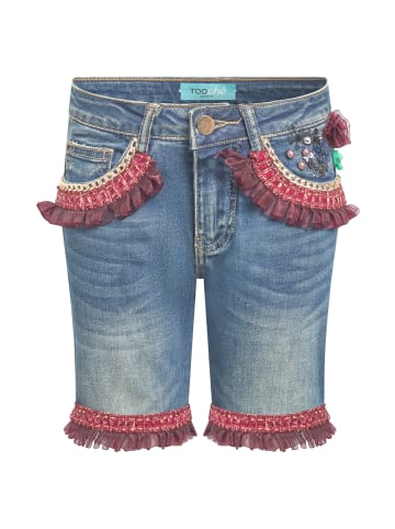 TOOCHE Shorts "Blumen" in blau