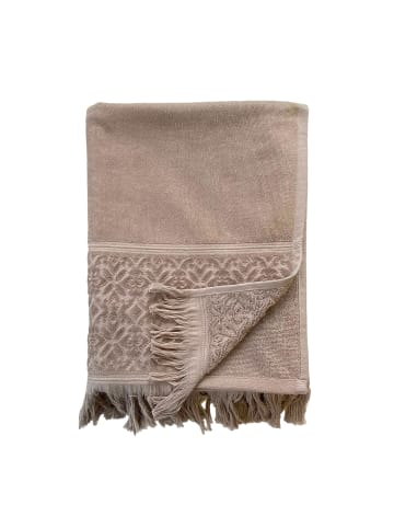 Le Comptoir de la Plage Strandtuch "Romance Taupe" in Taupe