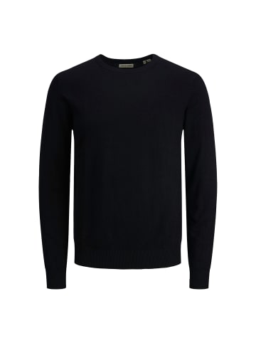 Jack and Jones Strickpullover JJEEMIL Knit Crew Neck in Schwarz