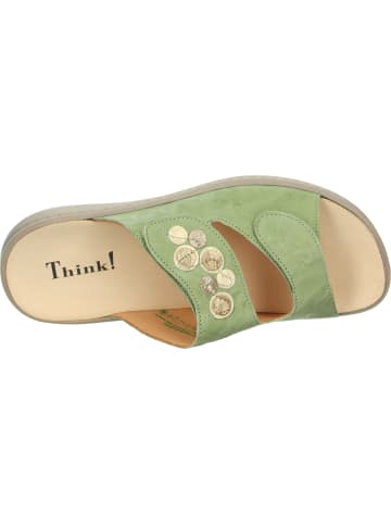 Think! Tieffußbett Pantolette CAMILLA DAMEN in Aloe/Kombi