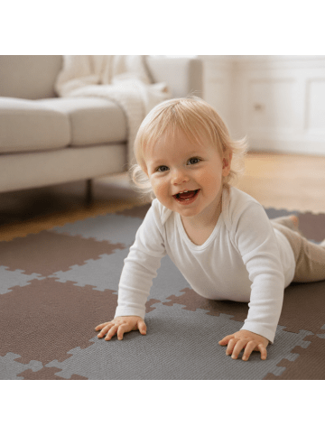 LittleTom Baby Spielmatte Mila 18-tlg. im zwei Farben Mix