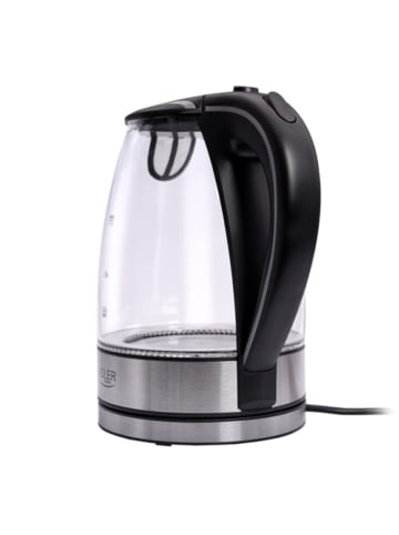 Adler Europe AD 1225 Wasserkocher 1,7 L – LED, Sedimentfilter in Schwarz