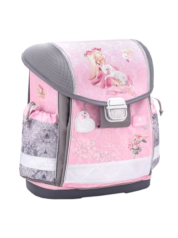 Belmil 4tlg-Set: Schulranzen Ballerina in Rose – (H)36 x (B) 32 x (T) 19 cm