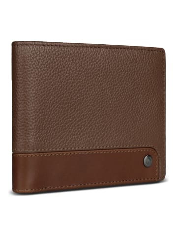 Bugatti Due Geldbörse RFID Schutz Leder 12.5 cm cognac