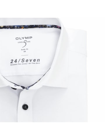 OLYMP  Langarm Business Hemd für Herren in weiss