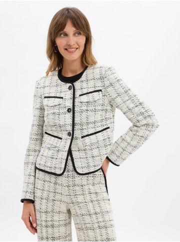 MARC CAIN COLLECTIONS Blazer in weiß schwarz